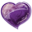 Herz violet-32