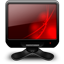Comp black red icon