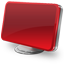 Computer red icon