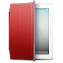 iPad 2 White red cover-128