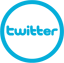 Metro Twitter1 Blue icon