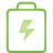 Battery green icon
