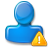Person warning icon