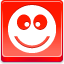 Ok Smile Red icon