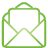 Mail Open green icon