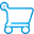 Shopping Cart blue-32