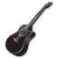 Black guitar Icon