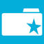 Bookmarks Blue Metro icon