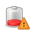 Gnome Battery Caution icon