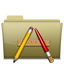 Folder Application Brown icon