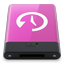 HDD Pink Time Machine W icon