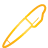 Pen yellow Icon