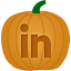 Linkedin Pumpkin icon