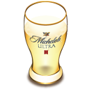 Michelob beer glass-128