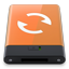 HDD Orange Sync W icon