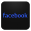 Facebook text blueberry icon