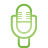 Microphone green icon