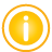 Information Frame yellow icon