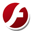 Round Flashplayer icon