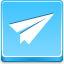 Paper Airplane Blue icon