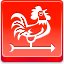 Weathercock Red icon