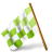 Map Marker Chequered Flag Left Chartreuse-48