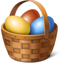 Easter Eggs Basket-128