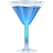 Wineglass blue-48