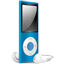 iPod Nano blue off icon