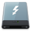 HDD Graphite Thunderbolt W icon