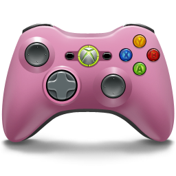 Pink Xbox Joystick