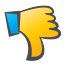 Childish Thumb Down icon