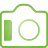 Camera green icon
