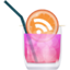 RSS pink cocktail icon