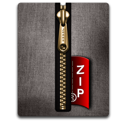Zip gold black-256