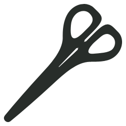 Scissors outline-256