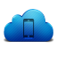 Cloud Mobile Device Icon