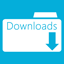 Downloads Folder Metro icon