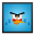 Blue Angry Bird Black Frame-32