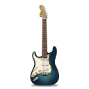 Stratocastor Guitar Turquoise-128
