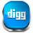 Digg blue button-48