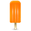 Orange Ice Cream Icon