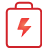 Battery red icon