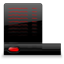 Startmenu black red icon